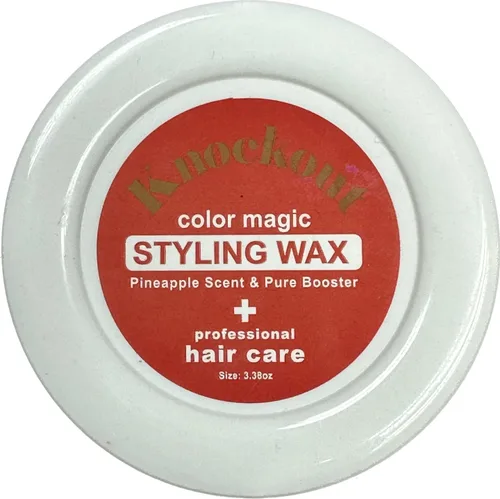 Vista 9 de Knockout Color Magic Hair Styling Wax (01 Charcoal)