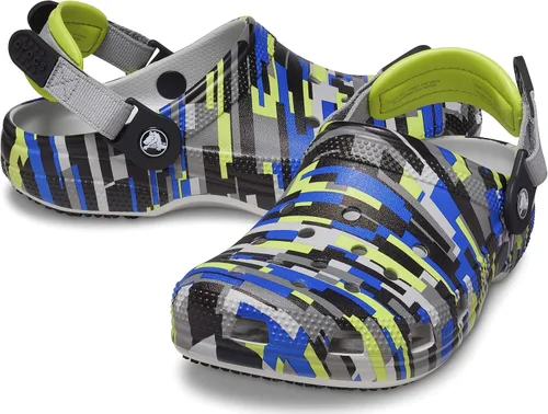 Vista 6 de Crocs Unisex-Adult Classic Adjustable Slip Resistant Marbled Clog
