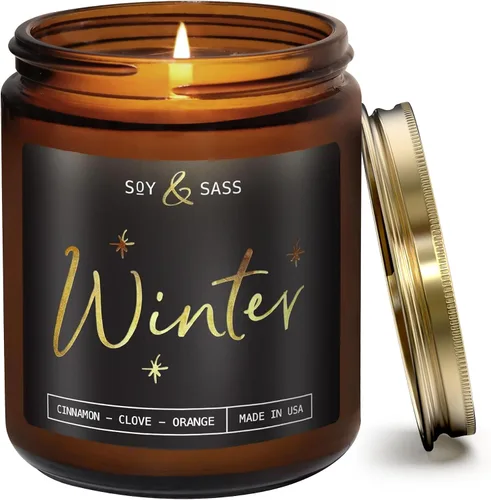Vista 14 de Vela de chocolate caliente – con vela de cacao caliente y crema con infusión de aceites esenciales perfumados, tarro reutilizable de 9 onzas, larga