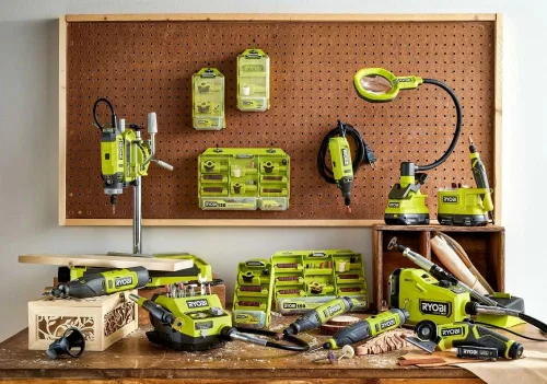 Vista 3 de RYOBI Kit multiusos de 37 piezas para herramientas rotativas (para madera, metal y plástico)