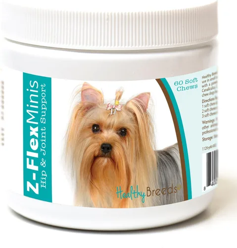 Vista 107 de Healthy Breeds Affenpinscher Z-Flex Minis - Masticables suaves para cadera y articulaciones, 60