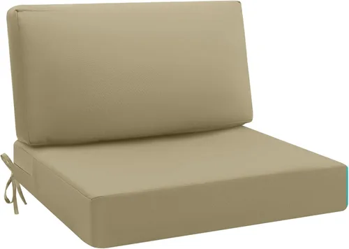 Vista 10 de idee-home Cojines impermeables para asiento de exteriores, para muebles de patio, cojines de repuesto para asiento profundo Hampton Bay