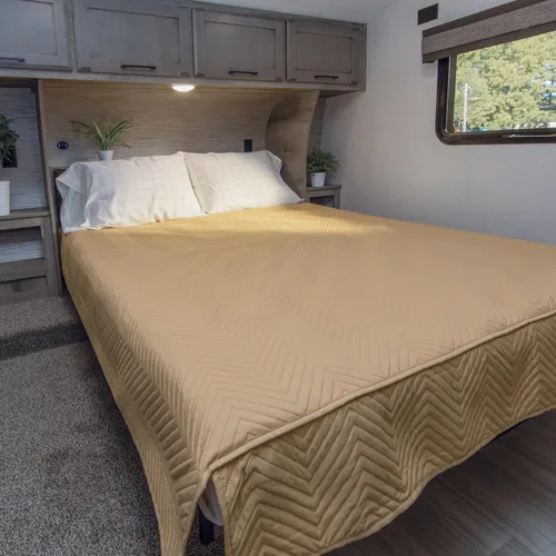 Vista 8 de Easy Zzzs - Juego de ropa de cama para caravana, tamaño King estrecho, color marrón