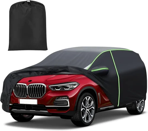 Vista 41 de Mixsuper Liner Funda para coche para BMW X3 2003-2026, 7 capas, funda impermeable para coche, accesorios para X3 con puerta con cremallera, tiras