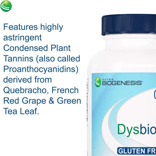 Vista 7 de Nutra Biogenesis DysbioX, pastillas de té verde, 60 cápsulas veganas