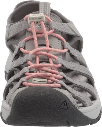 Vista 2 de KEEN Astoria West - Sandalias deportivas con puntera cerrada para mujer, Negro Gris, 12