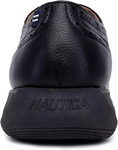 Vista 5 de Nautica Men's Wingtip Oxford Lace-Up Sneakers for Dress and Walking - Stylish and Comfortable Choice for Oxford Business Casual and Everyday Comfort