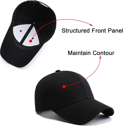 Vista 3 de PFFY Paquete de 2 gorras de béisbol para papá de golf para hombres y mujeres