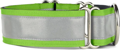 Vista 12 de If It Barks - Collar Martingala reflectante de 1.5 pulgadas con hebilla a presión rápida para perros - Ajustable - Fabricado en Estados Unidos