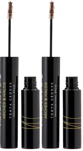 Vista 19 de Arches and Halos - Mousse de microfibra teñida para cejas, moldeador de cejas ricamente pigmentado, bolígrafo de relleno resistente al agua, vegano