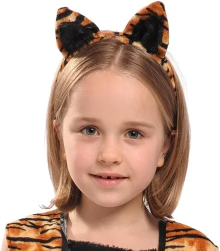 Vista 8 de EraSpooky Lindo disfraz de tigre para niñas, disfraz de Halloween de animales