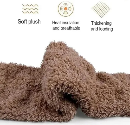 Vista 6 de Snuggs - Calcetines acogedores, pantuflas de calcetín Snugglepaws, suaves y cálidos por encima de la rodilla, calcetines altos hasta el muslo