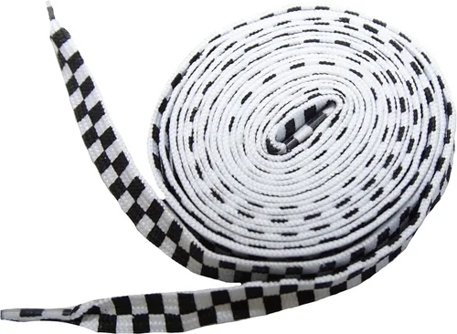 Vista 25 de Premium Special Patterns Fashion Sneakers Shoelaces Negro [Nylon]
