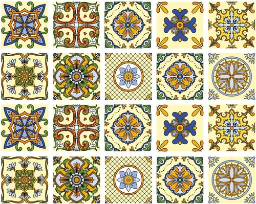 Vista 29 de Azulejos Adhesivos Despegar y Pegar Estilo Azulejo Español Portugués para Salpicadero Juego de 20 piezas (3.9_B)