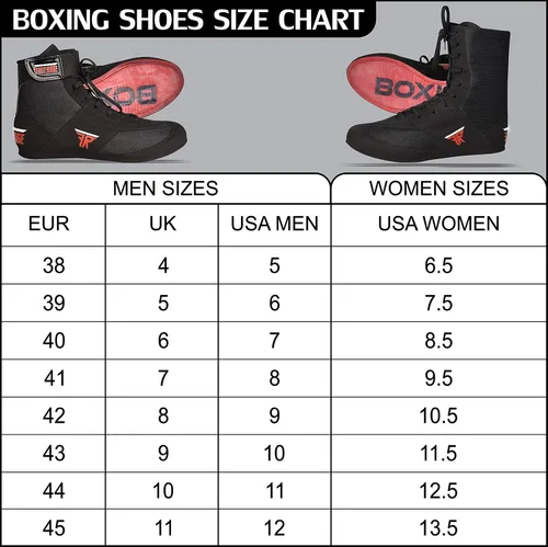 Vista 4 de FISTRAGE - Zapatos de boxeo de cuero para lucha, deportes, entrenamiento, malla, unisex, para hombres y jóvenes, botas auténticas, ligeras