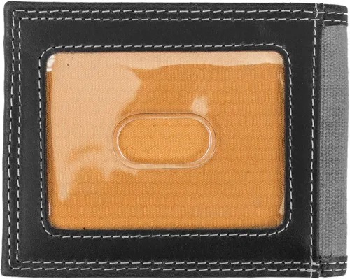 Vista 3 de Timberland PRO - Cartera de lona para hombre piel RFID ventana trasera para identificación