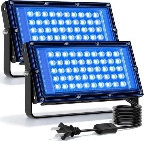 Vista 8 de 365nm 50W verdadero ULTRAVIOLETA LED luces negras