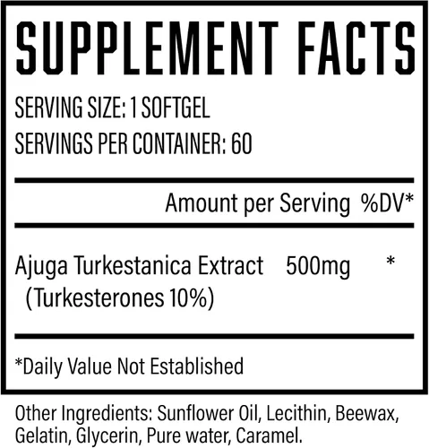 Vista 9 de Huge Supplements Pila de turkesterona y ecdysterona, construye músculo y fuerza, tecnología de absorción mejorada (60 porciones)