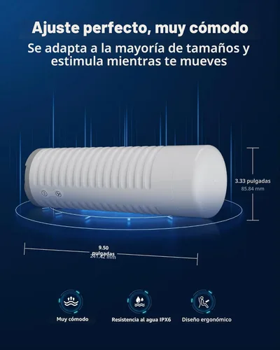 Vista 7 de LOVENSE Max 2 Masturbador Masculino Juguetes Sexuales, Máquina de Vibración Automática de Bolsillo con Contracciones de 360 Grados, Juguetes