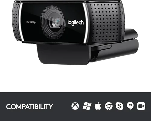 Vista 7 de logitech Cámara web C922 Pro Stream 1080P para transmisión y grabación de video HD 960-001087 (renovada)
