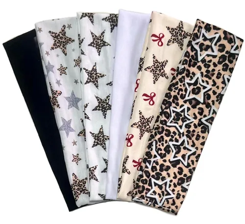 Vista 22 de TERSE Diademas para Mujeres con Estampado de Cerezas de Moda - Bandas para la Cabeza Antideslizantes de Tela Suave Bandas para el Cabello
