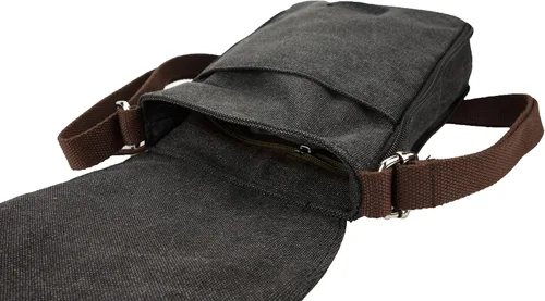 Vista 7 de Sechunk Bolso bandolera de lona vintage pequeño Bb_284