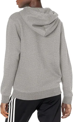 Vista 2 de adidas Originals Sudadera con capucha de forro polar Adicolor Essentials para mujer, mediano, gris
