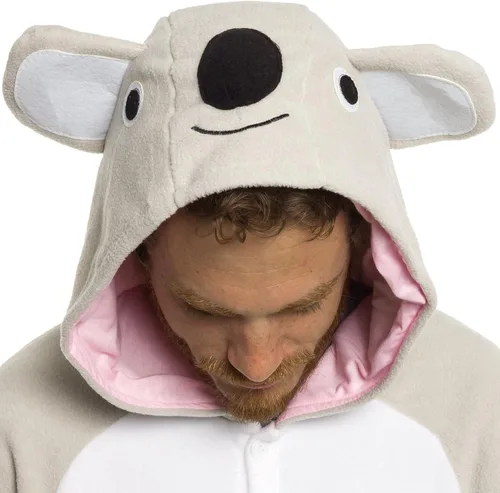 Vista 2 de Adult Onesie Halloween Costume - Animal and Sea Creature - Plush One Piece Cosplay Suit for Adults, Women and Men FUNZIEZ!