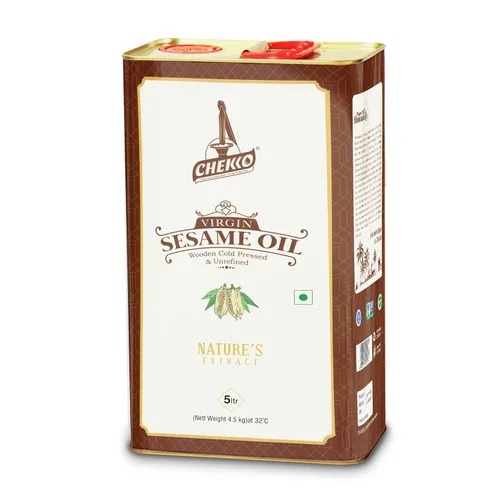 Vista 14 de CHEKKO Aceite de sésamo prensado en frío 100% puro, 1 litro (33 fl oz)