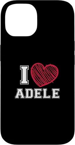 Vista 4 de Funda personalizada para iPhone 11 I Heart Adele First Name I Love Adele