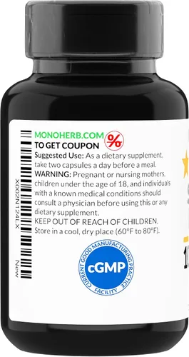 Vista 3 de MONOHERB Extracto de Shilajit 1000 mg - 120 Cápsulas Vegetarianas