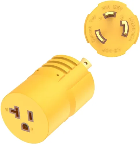 Vista 2 de Shore-Power - Adaptador de generador RV de 30 amperios a 20 amperios, NEMA
