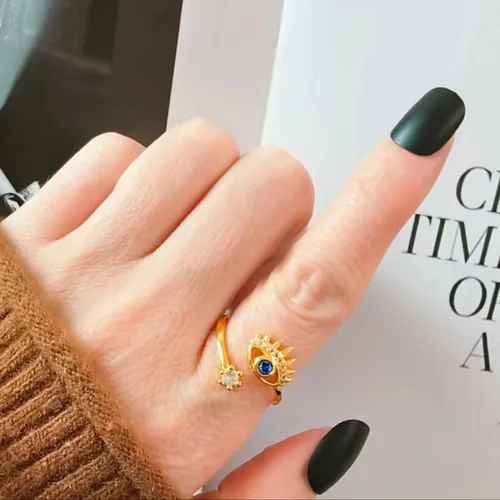 Vista 204 de Anillo de plata de ley 925, minimalista, ajustable, hecho a mano, para mujeres y niñas