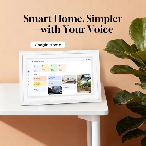 Vista 8 de Pantalla inteligente de 15.6" con Google Calendar, Google Play, sin suscripción, color blanco Anti-glare FHD touchscreen,Photo Frame,Android
