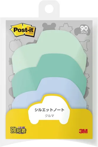 Vista 10 de Post-it SSS-YA2 Notas adhesivas fuertes, diseño de silueta, hortensia 2.7 x 2.7 pulgadas (2.717 x 2.717 in), 30 hojas x 3 almohadillas