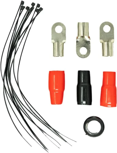 Vista 8 de SoundBox PCK0, kit de amplificador de calibre 0 completo instalar cables de cableado - 7500W