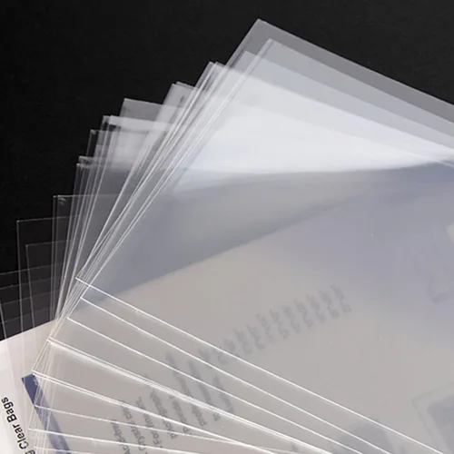 Vista 8 de Falling in Art Bolsas de plástico transparentes con sello de cristal sin ácido de 1.496 mil (un solo lado) para impresiones de arte de 5x7, fotos, 5
