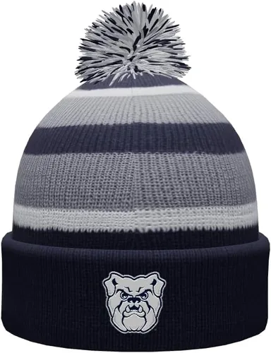 Vista 22 de NCAA Prime - Gorro de punto de invierno con pompón plegable