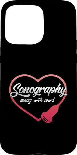 Vista 31 de Sonography Seeing with Sound Ultrasonido Ecografía Medicina Case para iPhone 17
