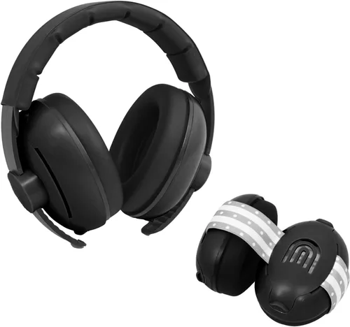 Vista 11 de Auriculares ajustables 2 en 1 con cancelación de ruido para bebés y niños pequeños Blanco