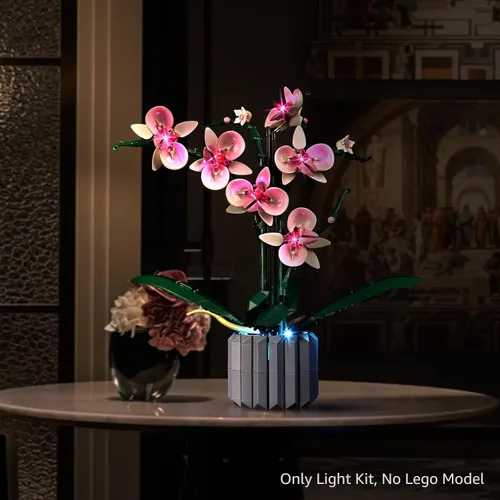 Vista 7 de Kyglaring Kit de luz LED para Lego Orchid 10311 Set Blocks