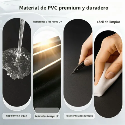 Vista 4 de cubierta retráctil para equipaje compatible con Toyota Highlander 2014 2015 2016 2017 2018 2019, impermeable, protector de seguridad, tonneau