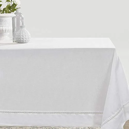 Vista 12 de Simple&Opulence Servilletas de cena de 100 % lino, con dobladillo decorativo de 18 x 18 pulgadas, lino francés natural, paquete de 4 servilletas