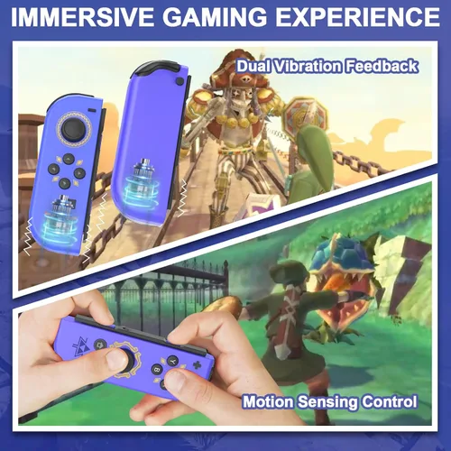 Vista 6 de AUGEX Switch Controllers, Upgraded Switch Controller for NS Game, LR Wireless Controller Compatible with Nintendo Switch, Switch Controller with