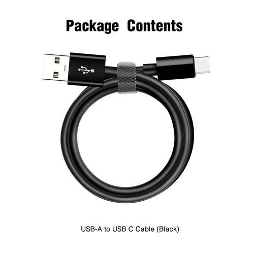 Vista 6 de Cable corto USB A a USB C, iPhone 18/17/16, cable Carplay para iPhone Duo (plegado), 18 17 16 15 Pro Max, Plus, Air, Airpods 4, iPad 10ª