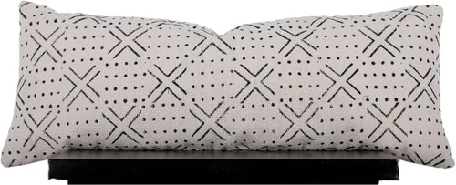 Vista 33 de Trade Star Mudcloth - Funda de cojín decorativa para lumbar, 100% algodón, color índigo, estilo granja, funda de almohada gruesa, estilo bohemio