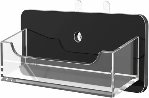 Vista 9 de Marketing Holders Pegboard - Soporte para tarjetas de visita de acrílico para tarjetas de regalo, color negro
