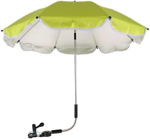 Vista 10 de Paraguas para sombrilla y sombrilla, cubierta de toldo de lluvia para cochecito de bebé, silla de ruedas, protección contra rayos UV Rosado