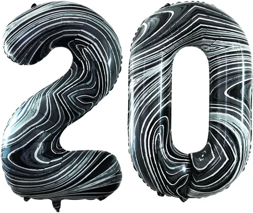 Vista 247 de Goer, conjunto de globos de papel aluminio para decoraciones de cumpleaños, globos de las letras de feliz cumpleaños y de números Oro