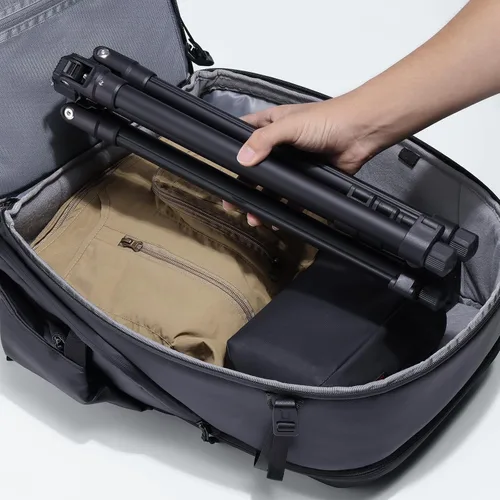 Vista 8 de ULANZI Soporte de luz de aluminio negro, trípode extensible de 6.32 pies para luces estroboscópicas, cámaras web, cámaras y cajas de luz blandas